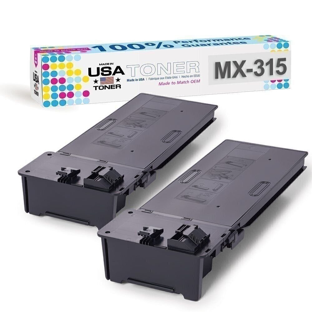 TONER for Sharp MX-M265N MX-M266N,MX-M315N,MX-M316N, MX-315NT (2 cartridges)