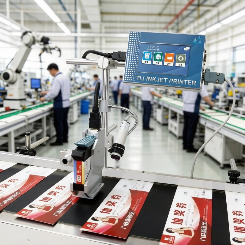 12.7MM Industrial Inkjet Printer No Conveyor Included for Date Expiry Code