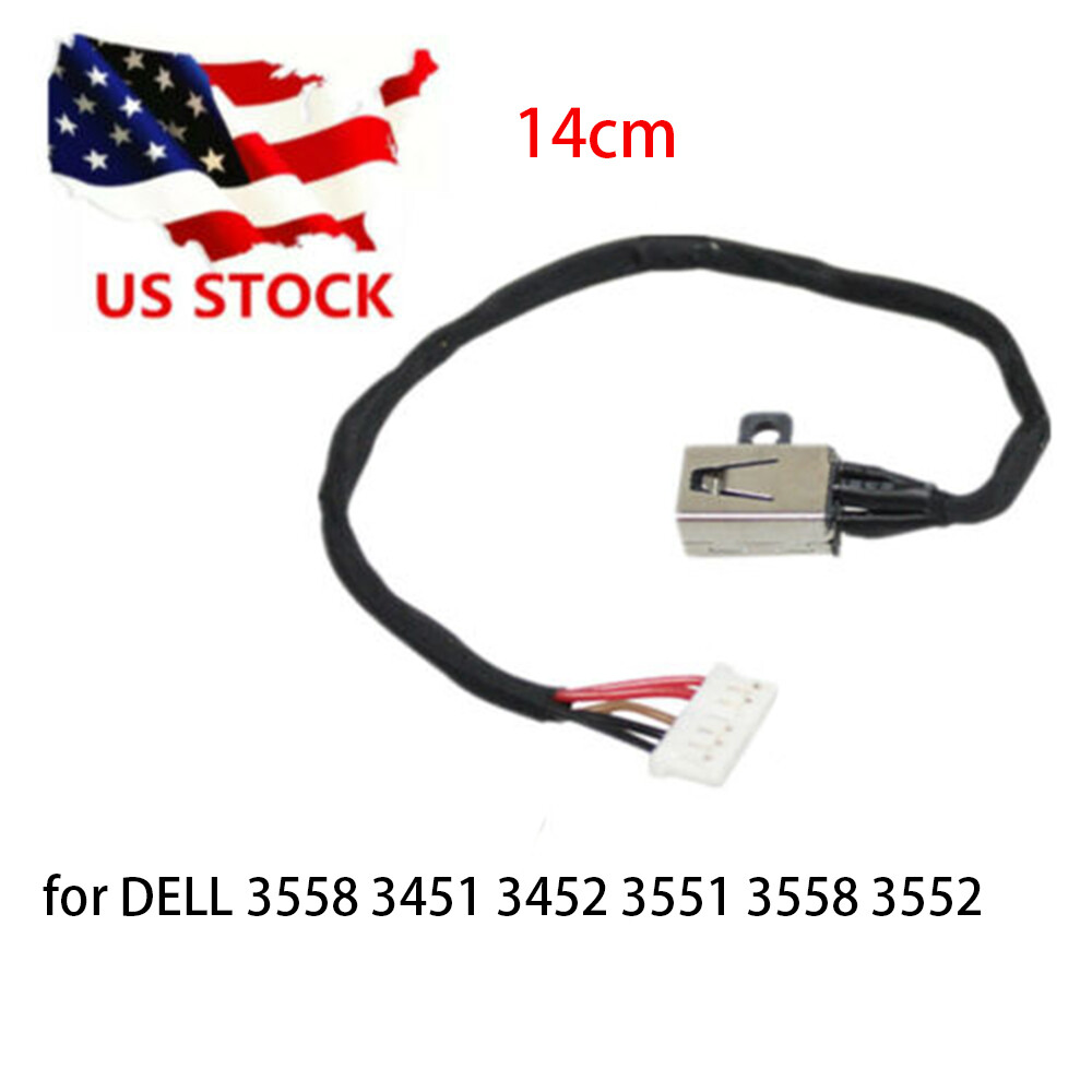 DC POWER JACK w/ CABLE DELL Inspiron 15 3000 Series Harness CHARGING Socket USA