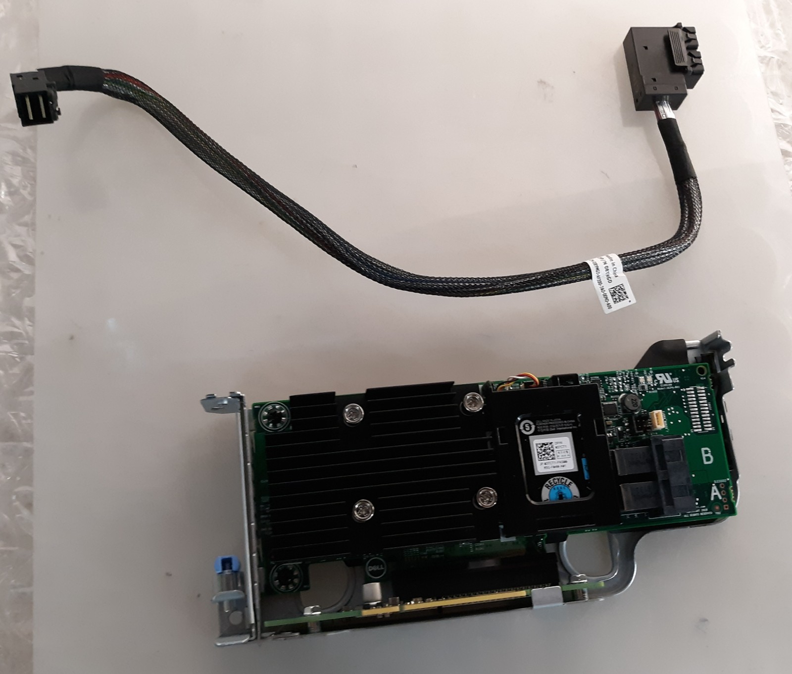 Dell PERC H730P 0J14DC 12Gb/s PCIe RAID Controller w/ Batt+Cable+Riser+Cage
