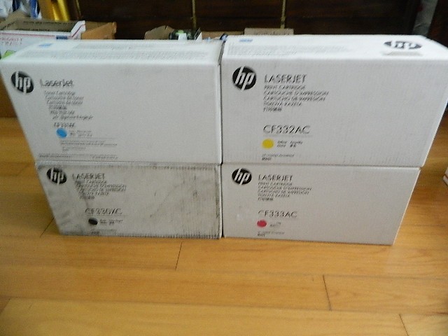 Genuine SET 4 HP 654A TONERS CF330X CF331A CF332A CF333A LaserJet M651 NEW SEALE