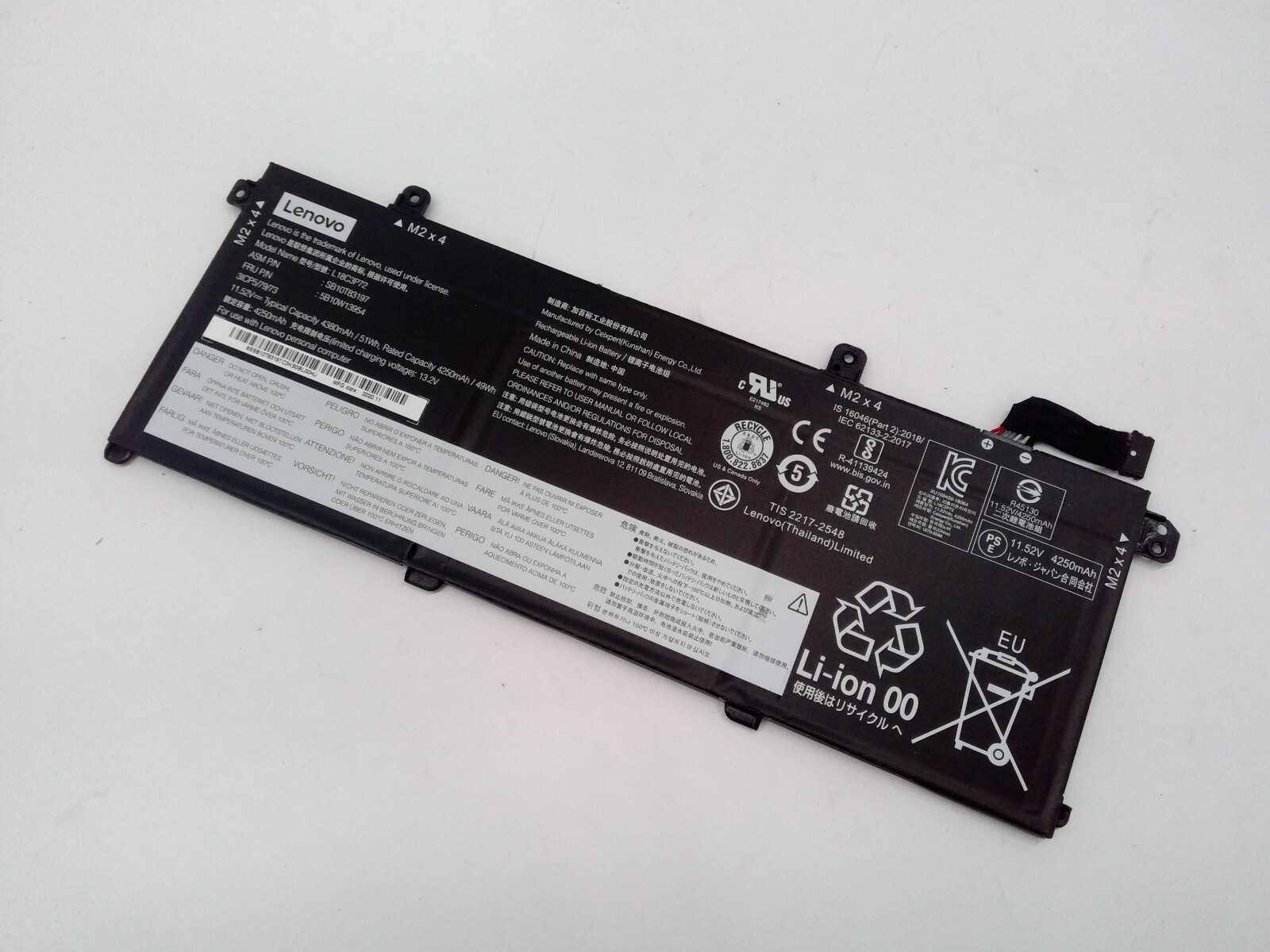 Genuine L18C3P72 Battery 49Wh  For Lenovo ThinkPad T490 T14 L18L3P73 SB10T83197