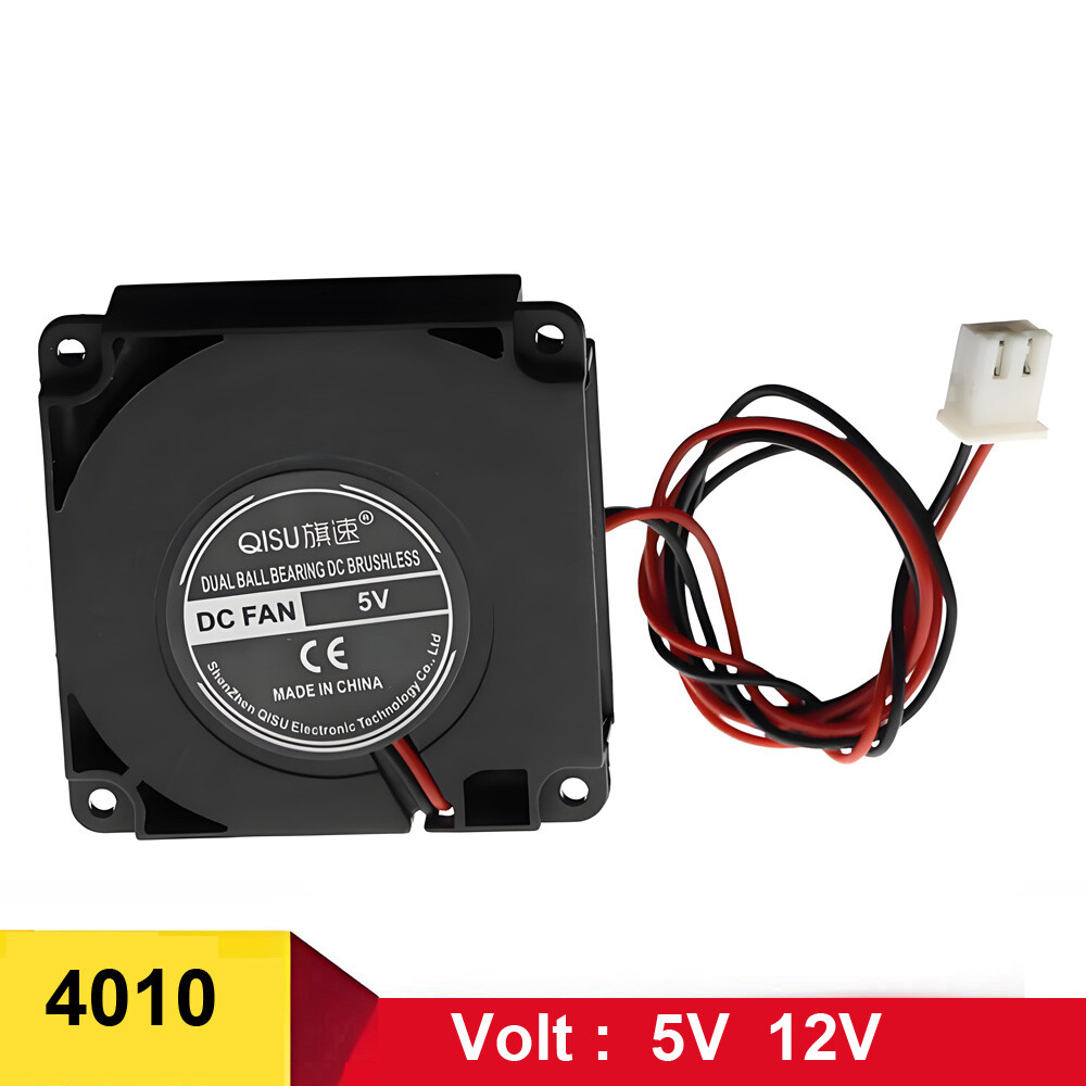 4010 Radial Blower DC Brushless 5V 12V Ultra-Quiet Cooling Fan PWM-40 x40 x10mm