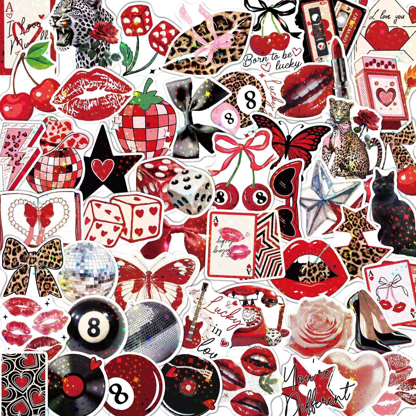 Vemfare Downtown Girl Stickers for Adults - 100 Pcs Y2k 