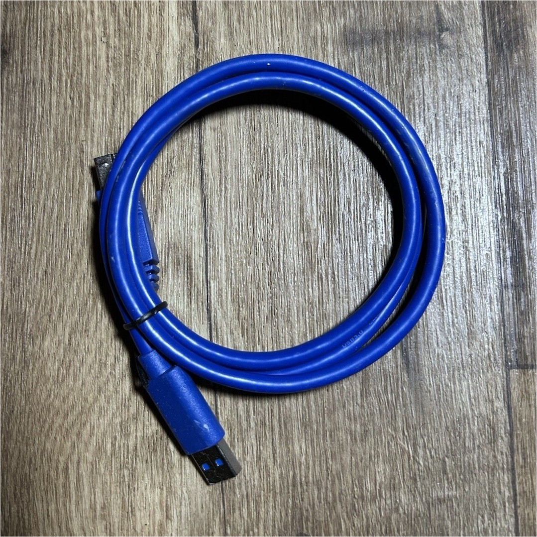 Blue USB 3.0 Type A Male to Type B Male Round Cable Less Than 10ft Universal