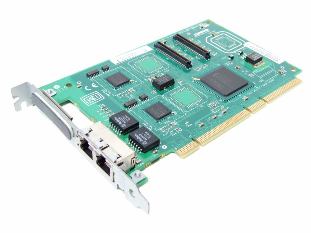 Compaq HP NC3134 SP 161105-001 AS 010555-002 Dual 10/100 I-Base Board Server