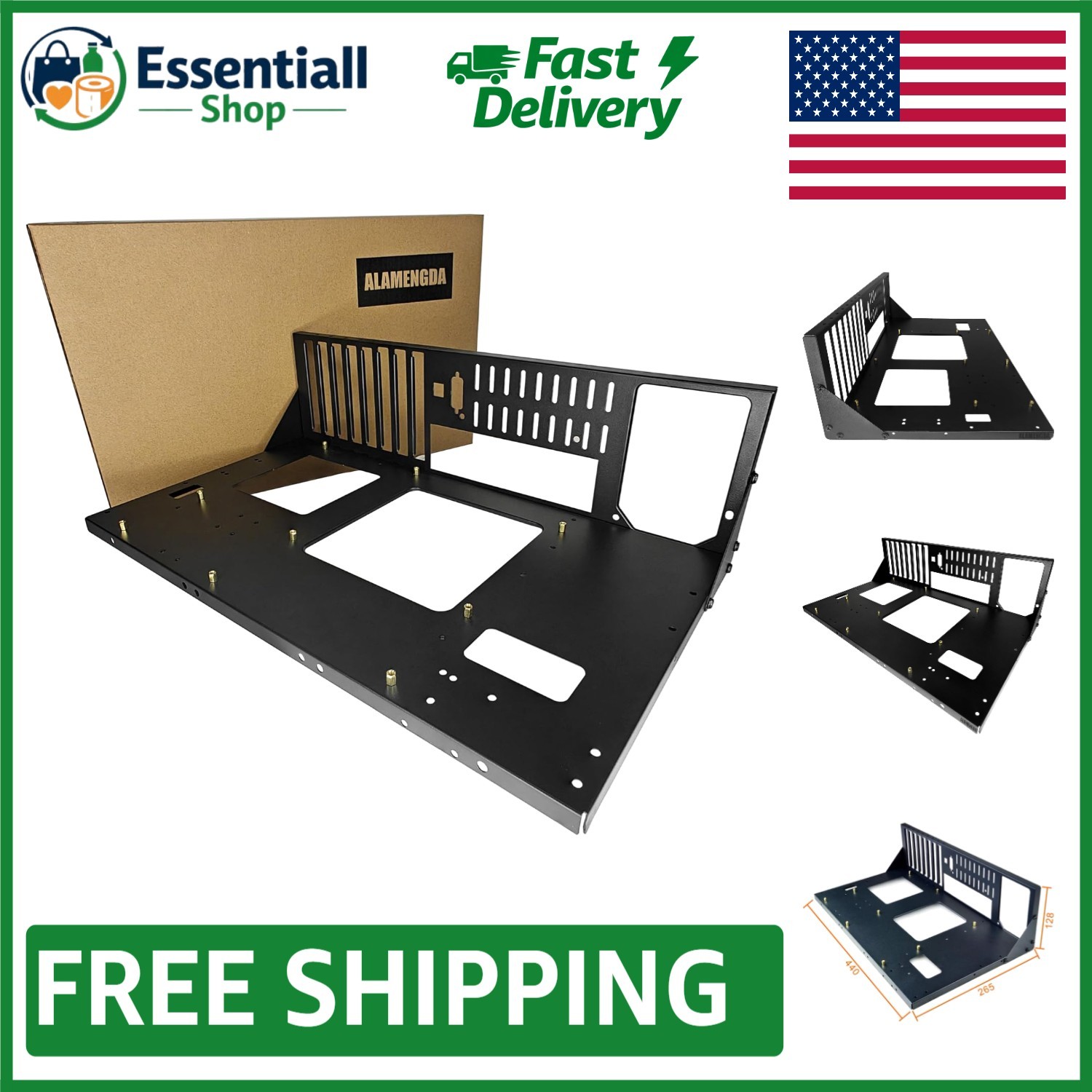 Versatile Open Air PC  Bench with SSD Accessories for Gaming & Business Use