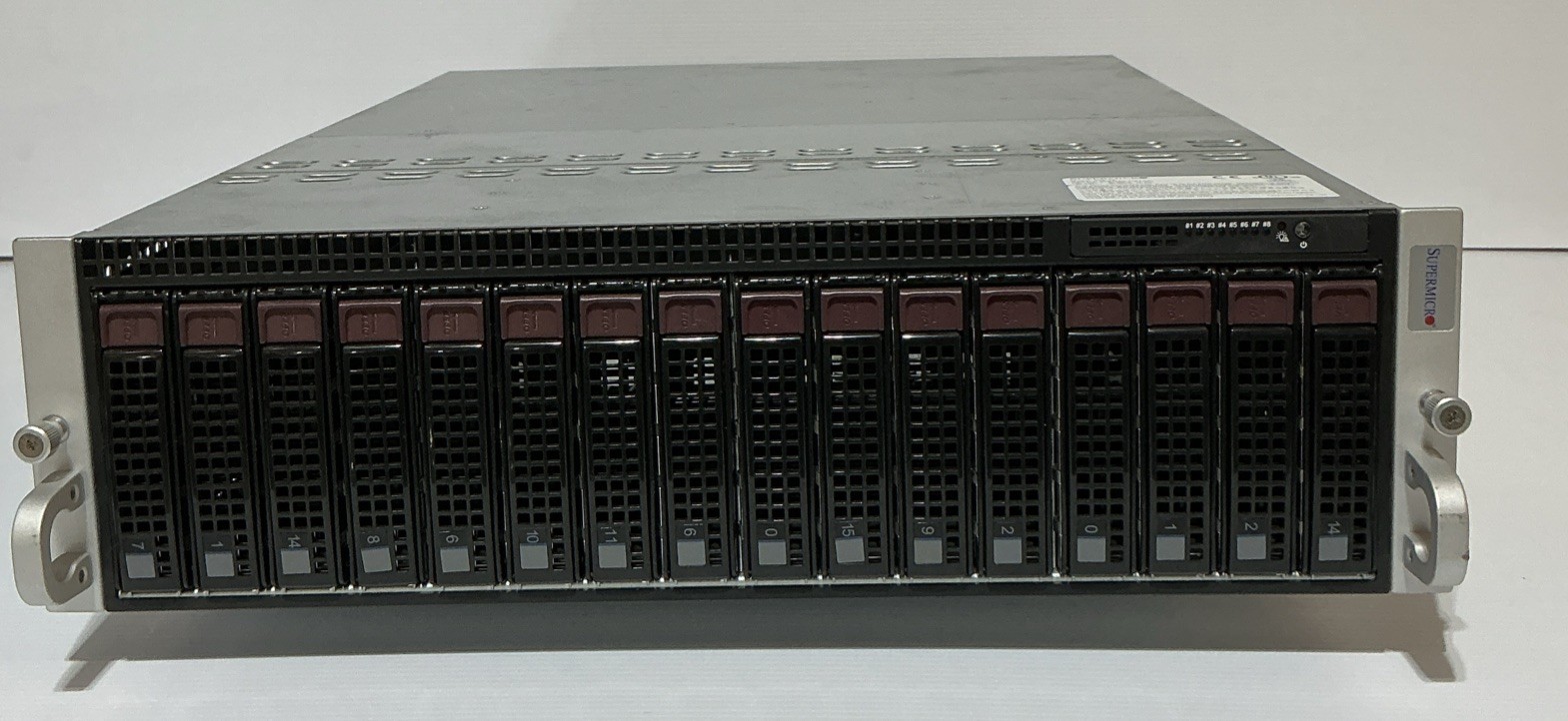 Supermicro 16-Bay 3.5" SAS/SATA Bare Chassis BPN-SAS-938H 2x 1620W PSU