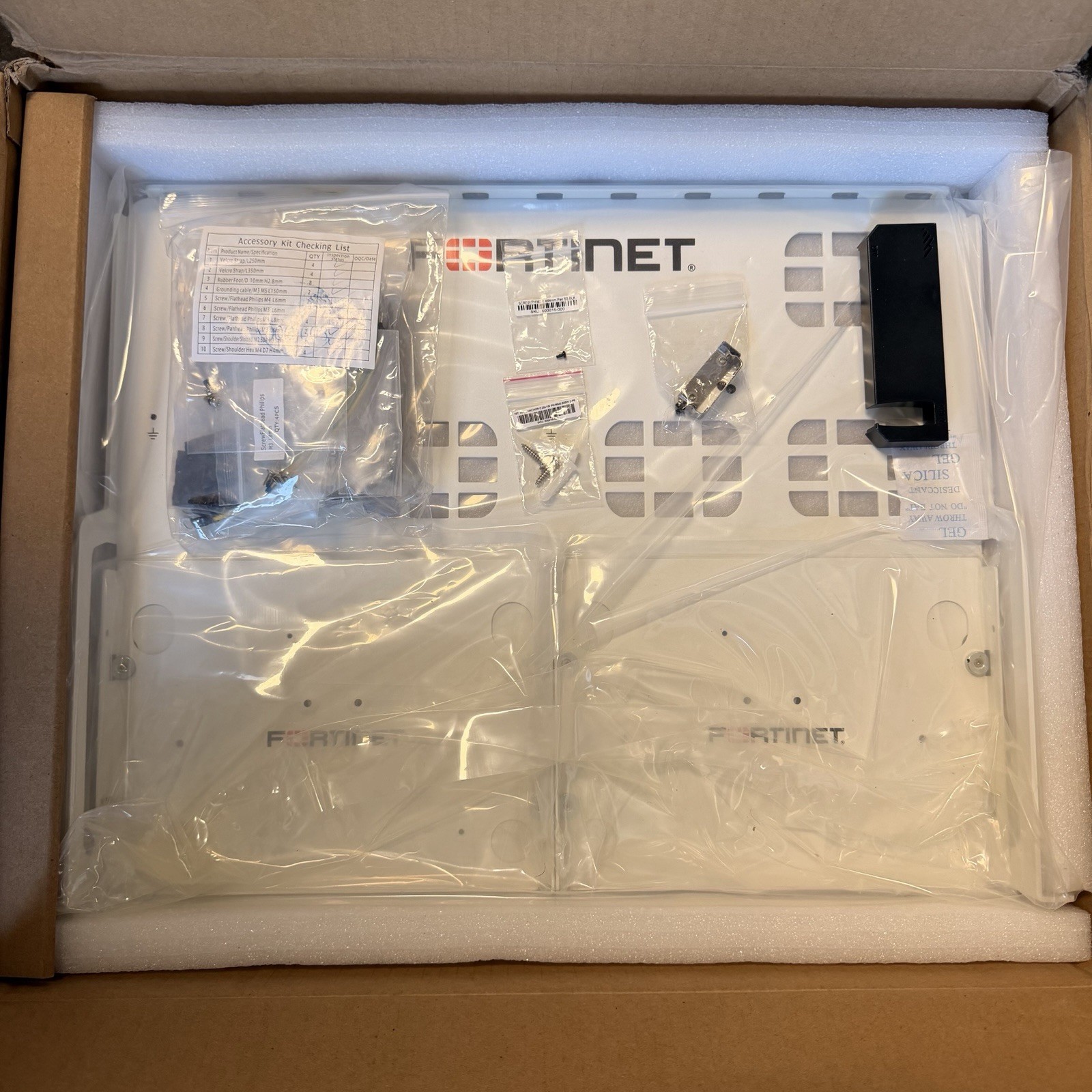 Fortinet SP-RACKTRAY-02 Rack Mount Tray Kit w/ Brackets Hardware & Guide