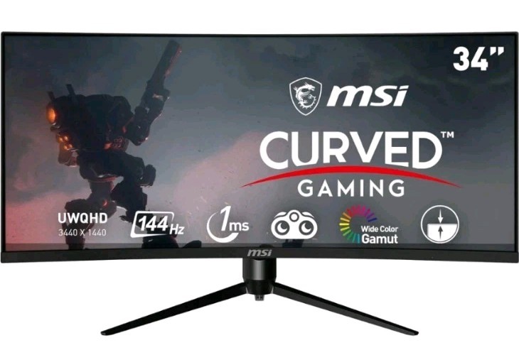 MSI Optix MAG342CQR  21:9 HDMI 144Hz 1Ms 3440X1440 LED 34" Curved Gaming Monitor