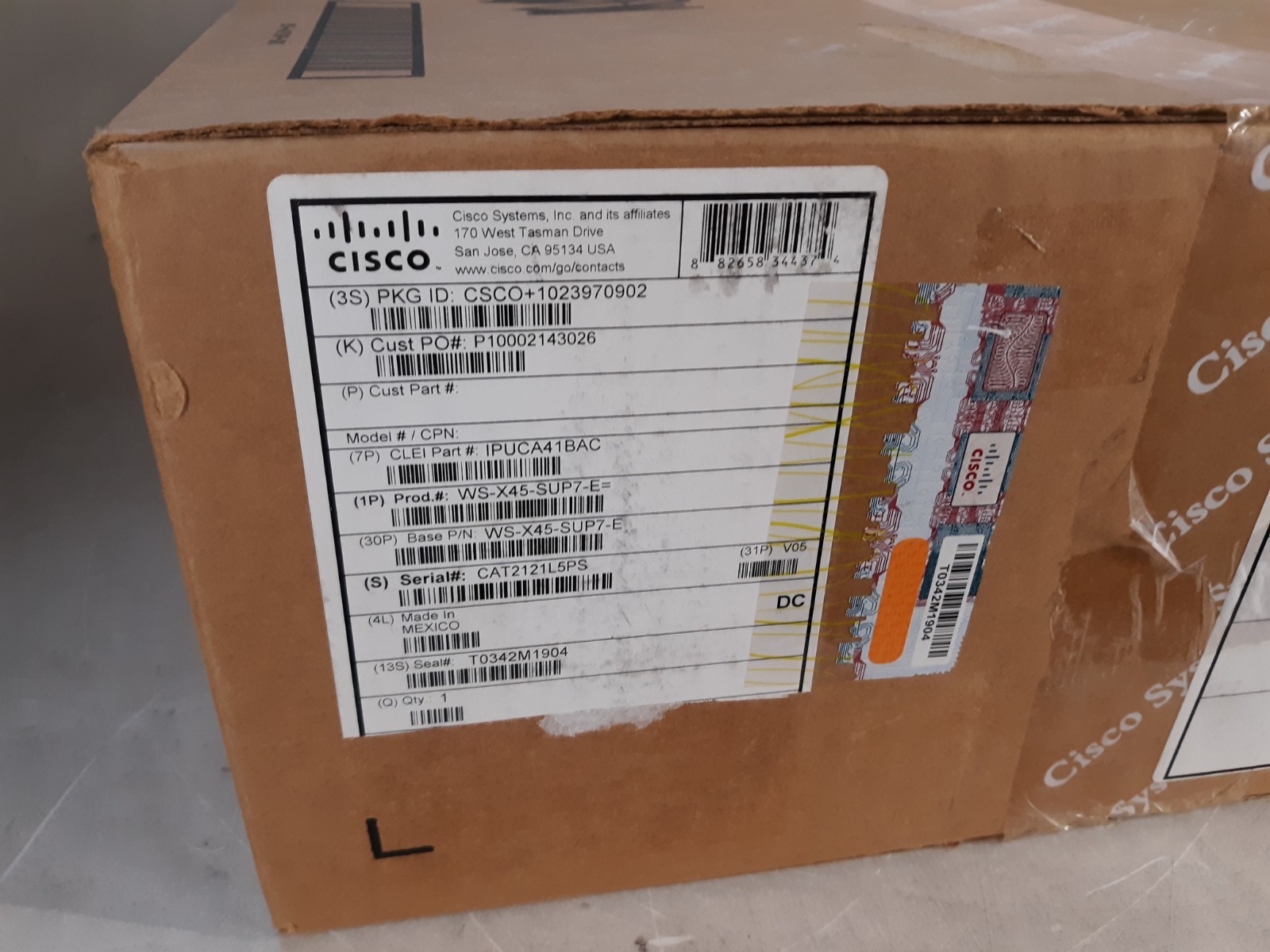 Cisco WS-X45-SUP7-E Supervisor Engine NEW *SEALED*