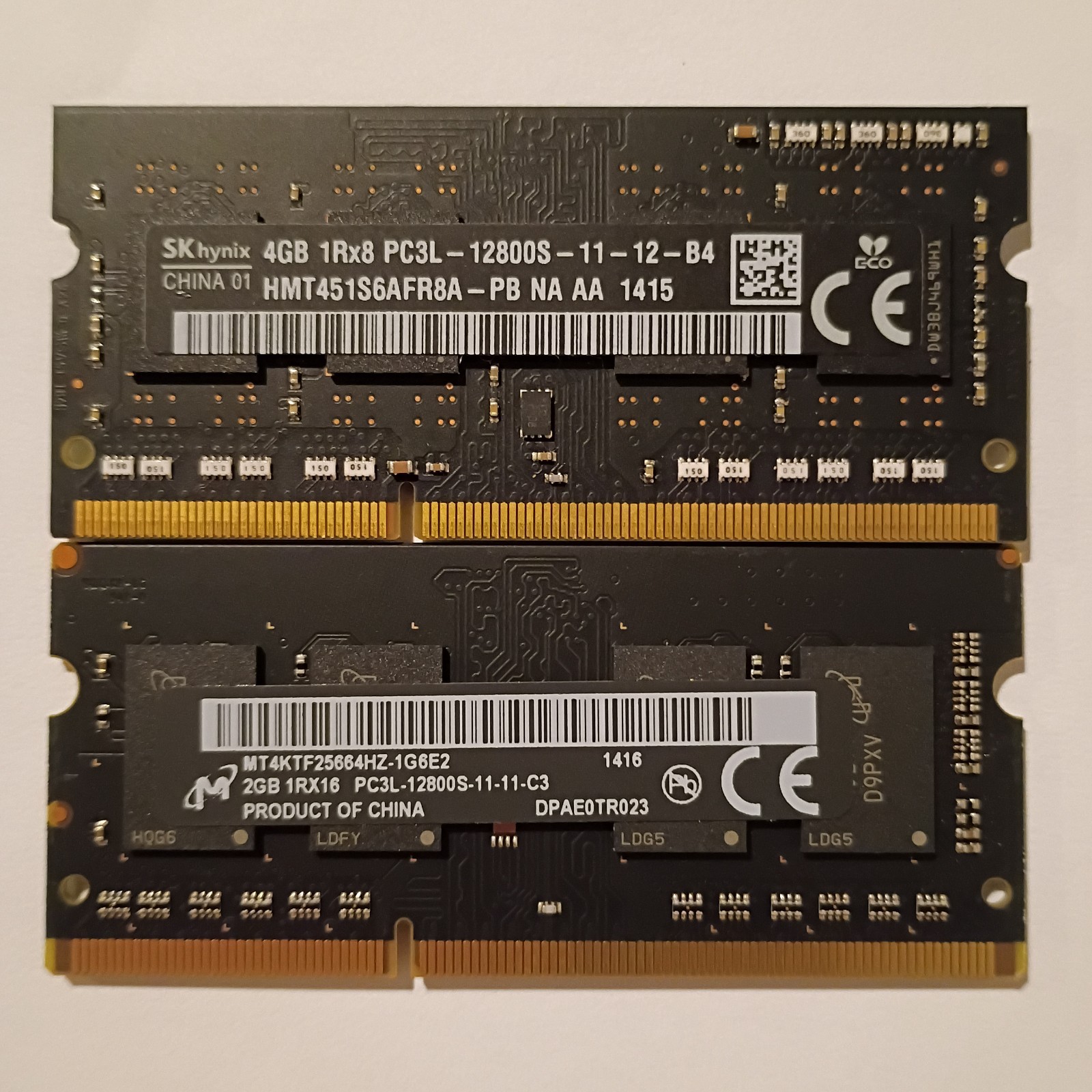 6GB [4GB + 2GB] DDR3 SODIMM PC3-12800 1600MHz - Apple MacBook Pro iMac 2012✅