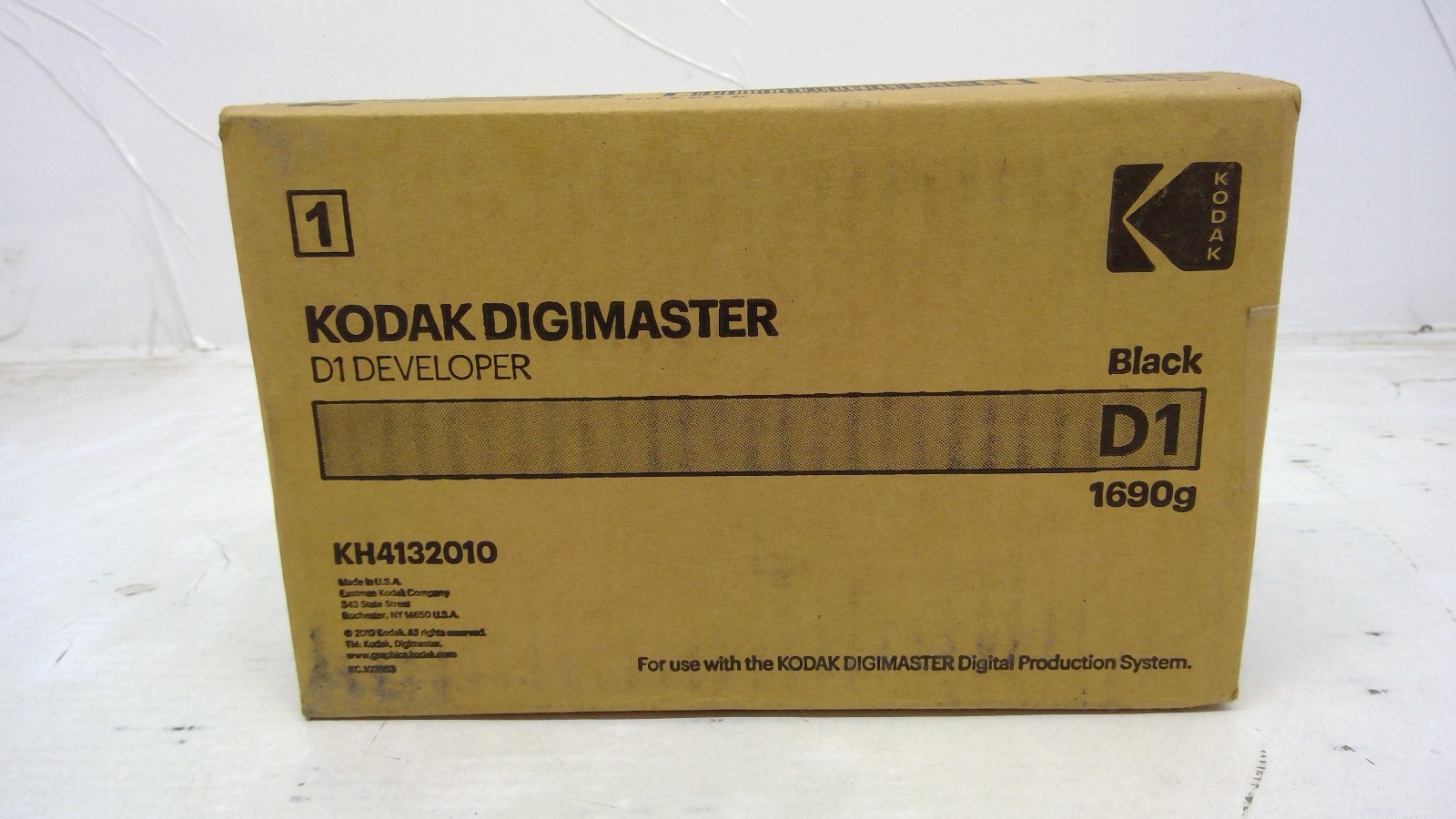 Genuine Kodak Digimaster D1 Black Developer (1690g) KH4132010 4132010