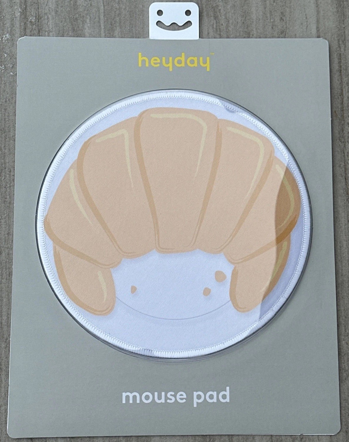 Heyday Mousepad Croissant 8” Style Brand New Gaming Mouse Pad Office Work Pad