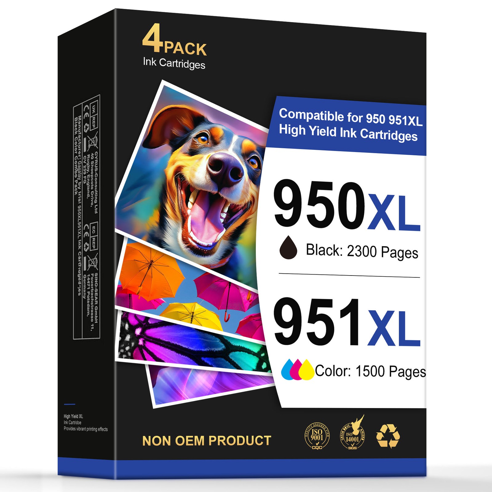 950 XL 950XL Ink Compatible with HP 950 Office Pro 8600 8610 8620 8615 8625 8100