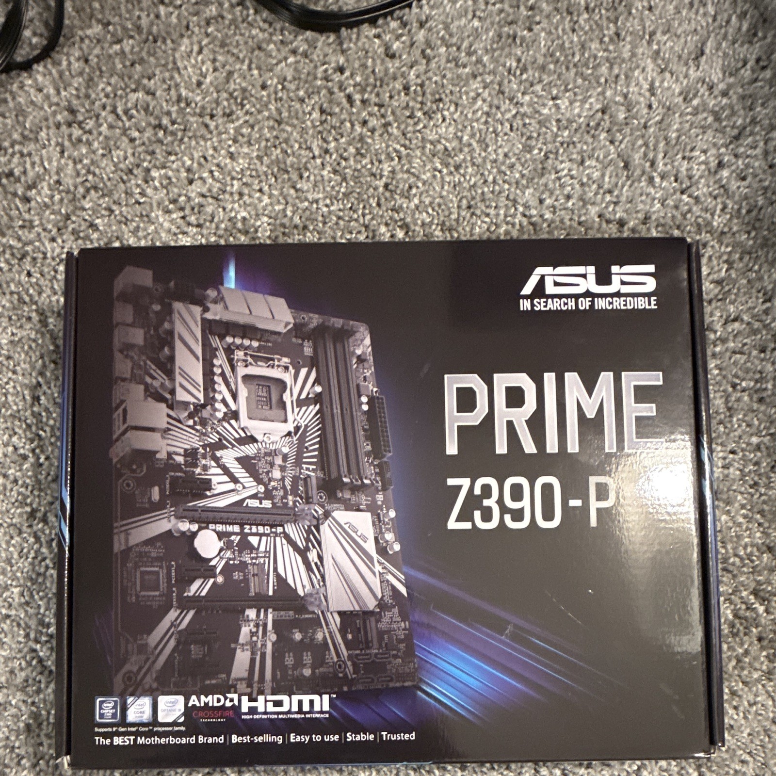 ASUS PRIME Z390-P ATX LGA1151 DDR4 4-DIMM M.2 HDMI USB 3.0 Gaming