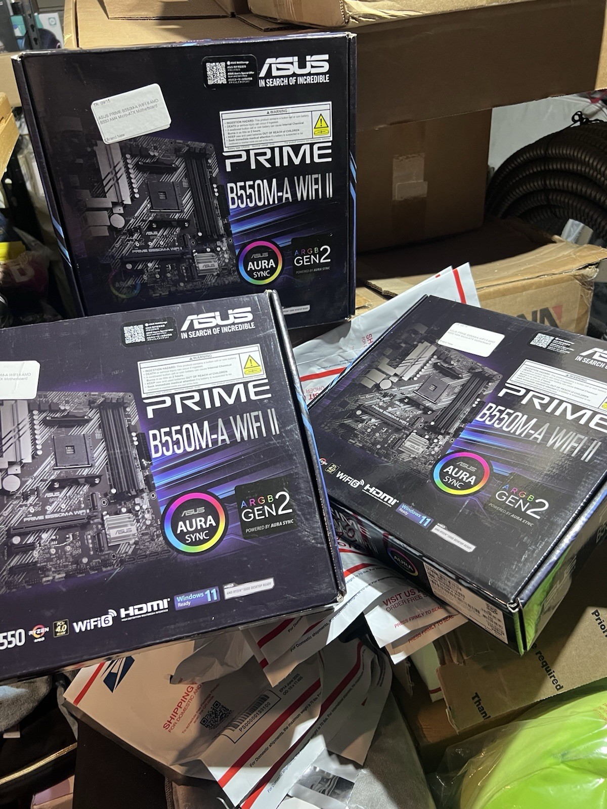 ASUS Prime B550M-A WiFi 6 AMD Micro ATX Motherboard With PCIe 4.0, ECC Fast Ship