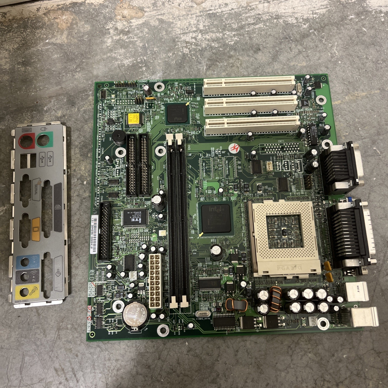 VINTAGE Hp Pavilion 6730 Socket 370 Motherboard (112017 COGNAC 20000127)