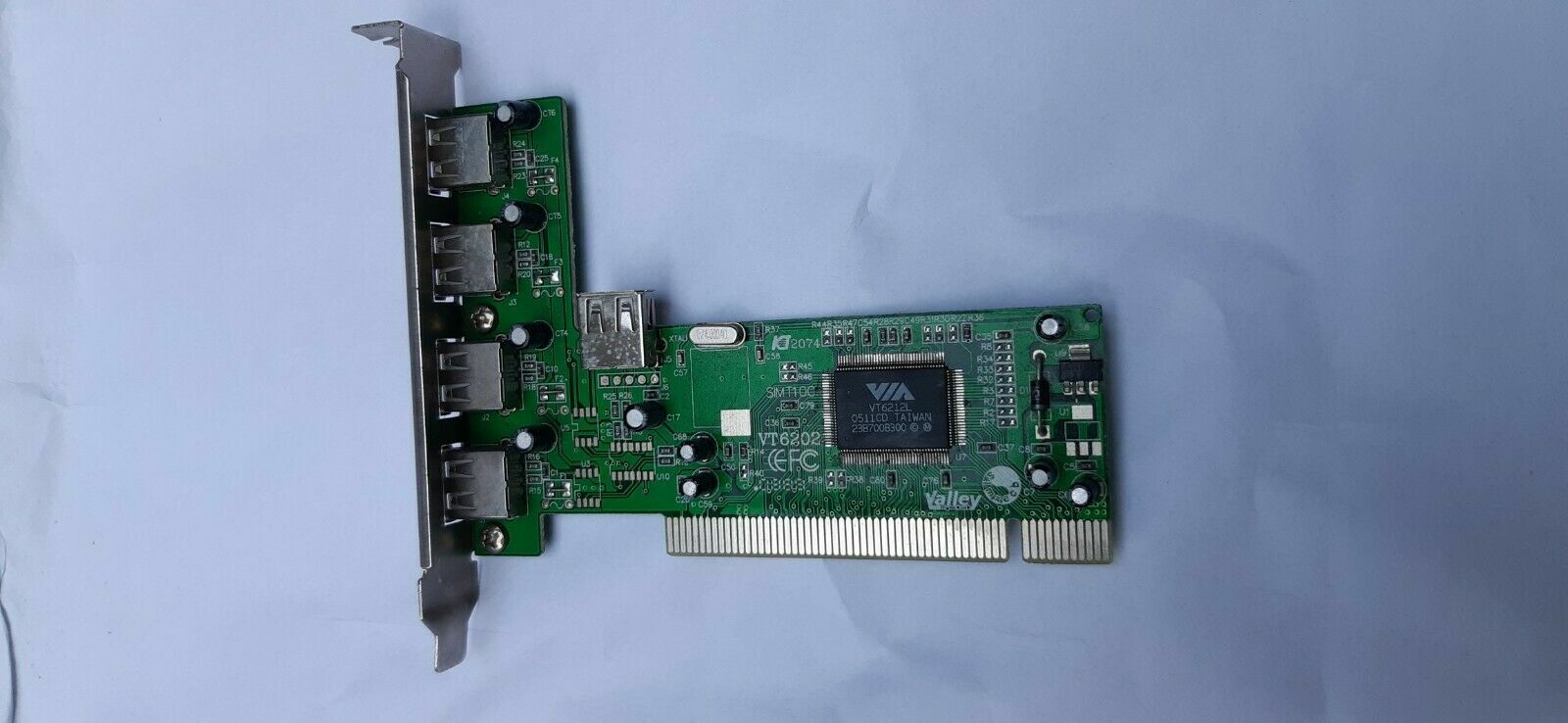VIA VT6212L PCI USB 2.0 Card 4+1 Port ✈️Free Shipping 🚛 📦