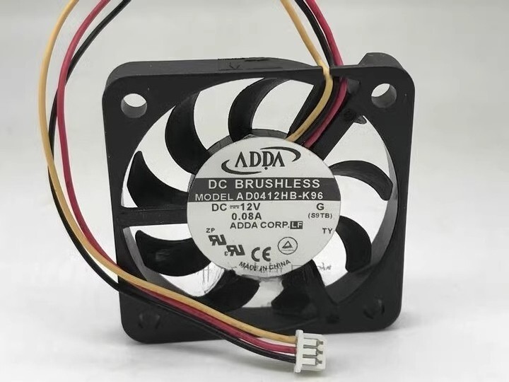 ADDA AD0412HB-K96 4006 DC12V 0.08A 40MM*40MM*6MM 4CM 3-Pin Silent Cooling Fan