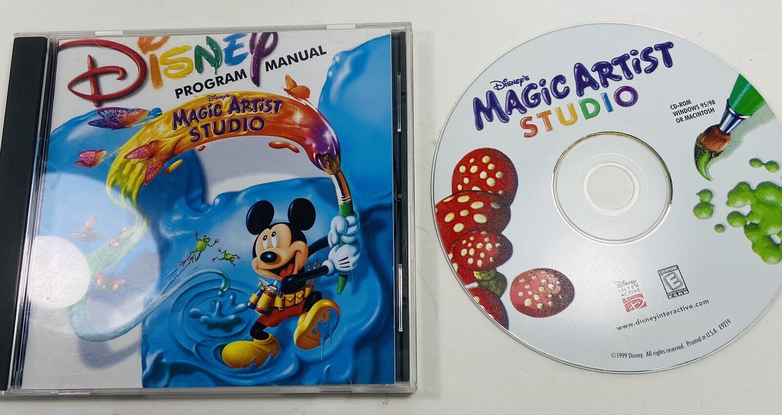 Disney's Magic Artist Studio PC complete with Jewel Case and Booklet