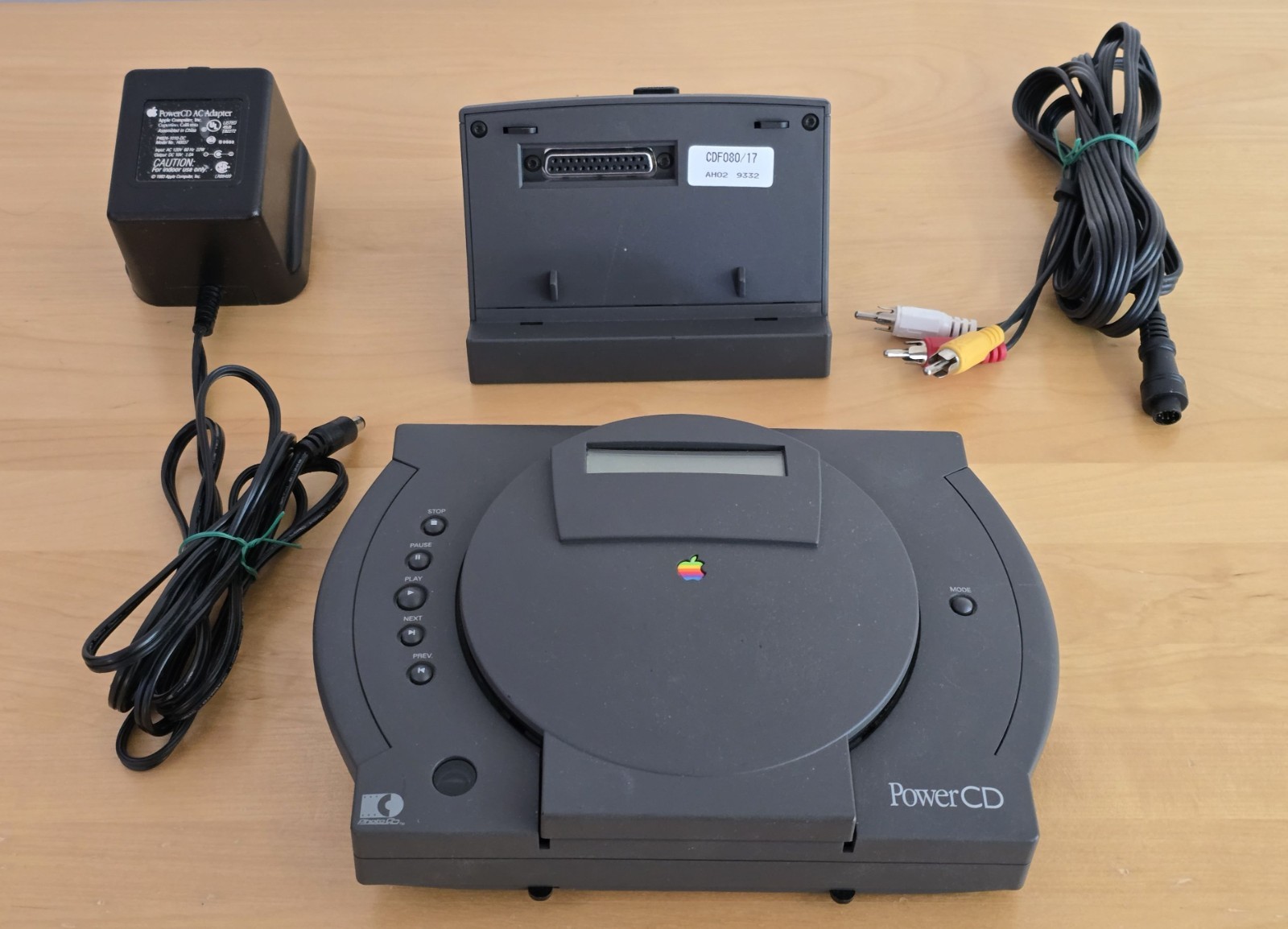 Apple PowerCD external CD-ROM drive. Tested/Working