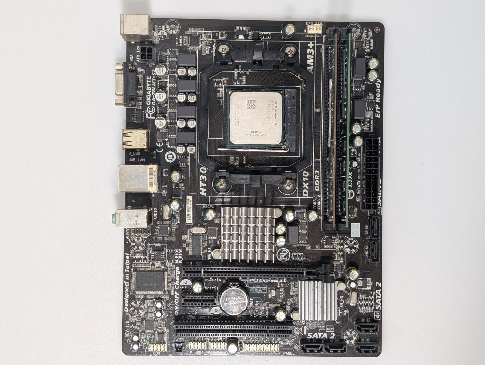 Gigabyte GA-78LMT-S2 AM3+ Motherboard | AMD Athlon II + 2GB of Ram