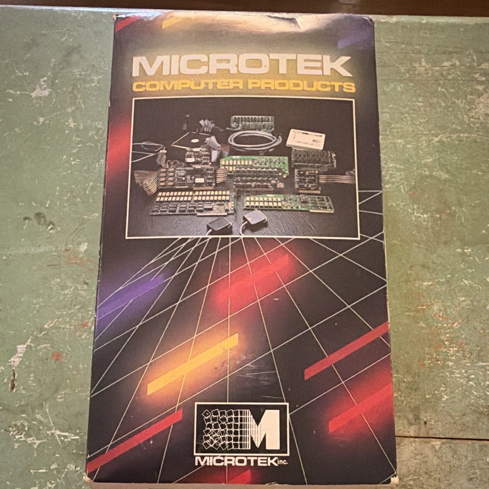 Microtek RV-611C Vintage Apple Parallel Interface Card w/ Ribbon Cable UNTESTED