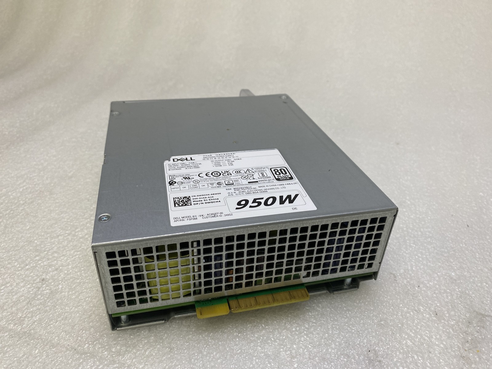 Dell AC950EF-00 950W 80 Plus Gold Switching Power Supply Unit PSU