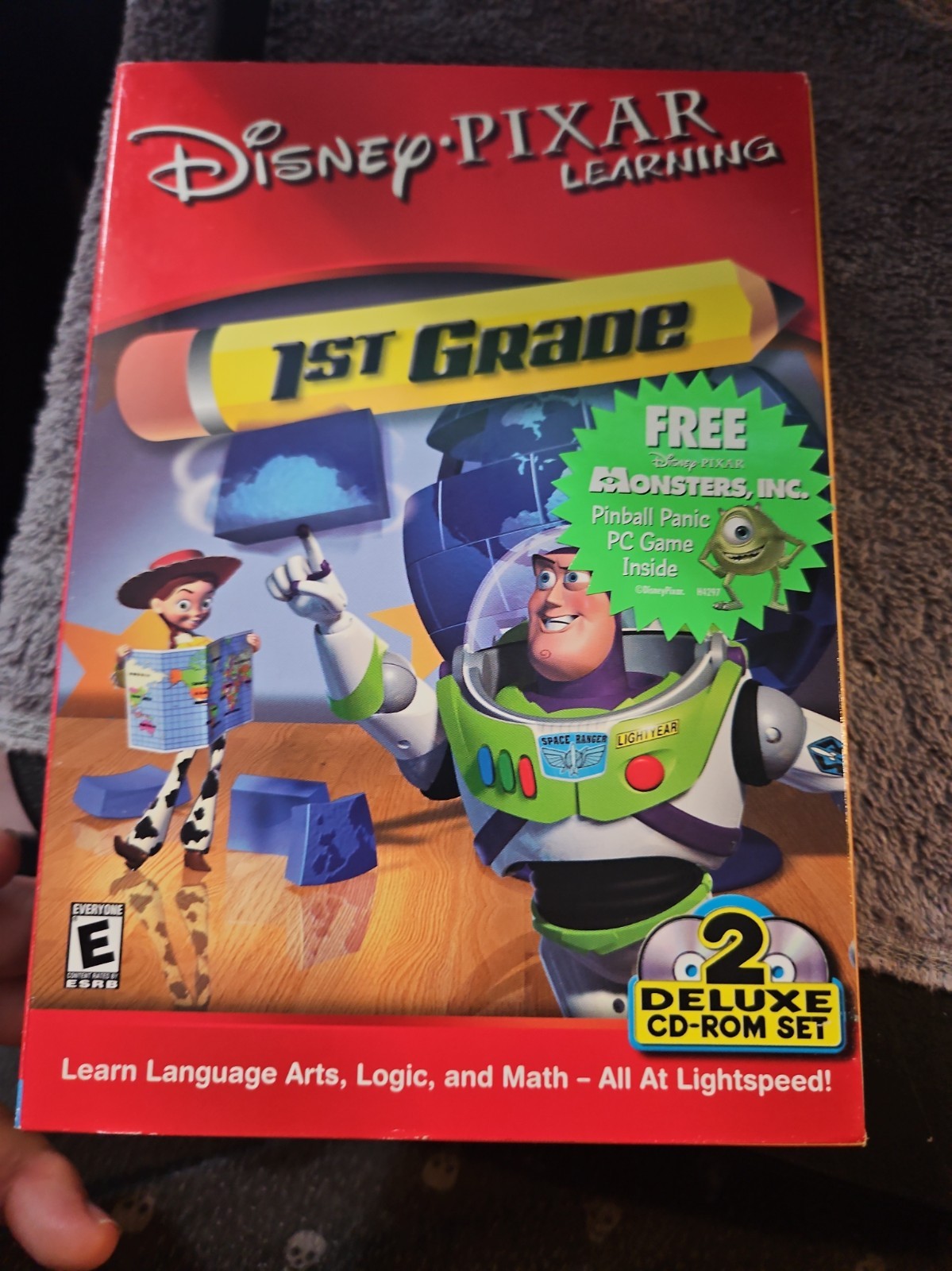 Disney Pixar Learning 1st Grade Toy Story_2 Deluxe CD-ROM SET