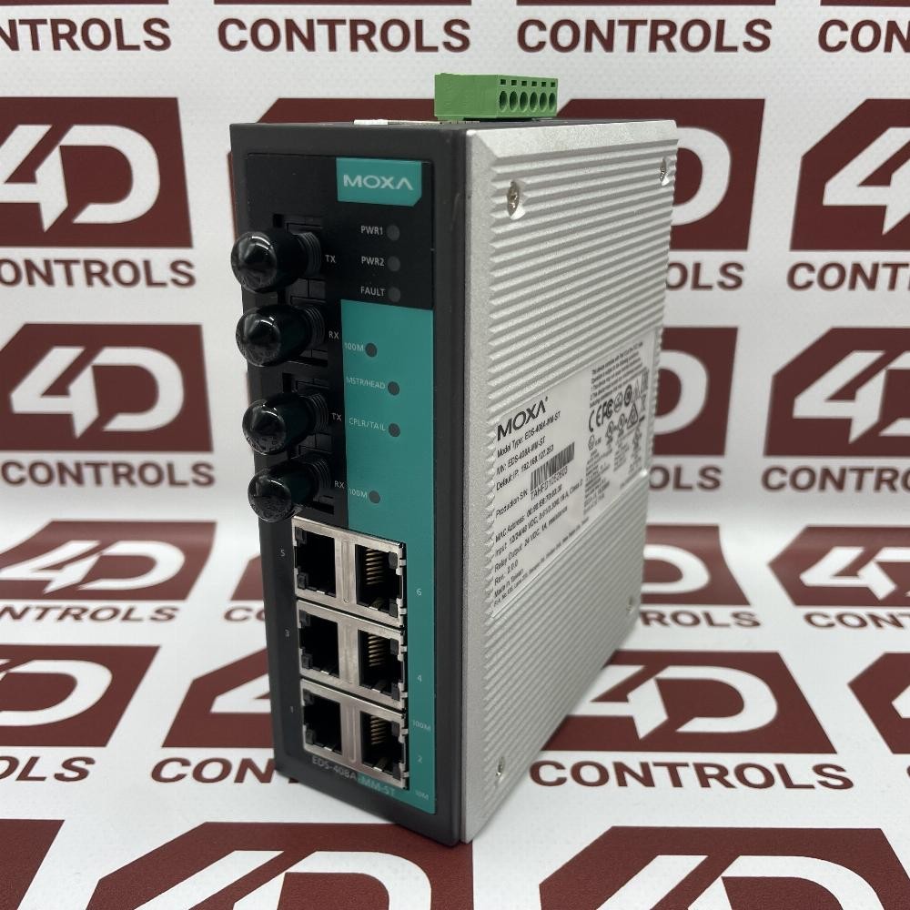 EDS-408A-MM-ST | Moxa | Managed Ethernet Switch, ST Connectors, Used
