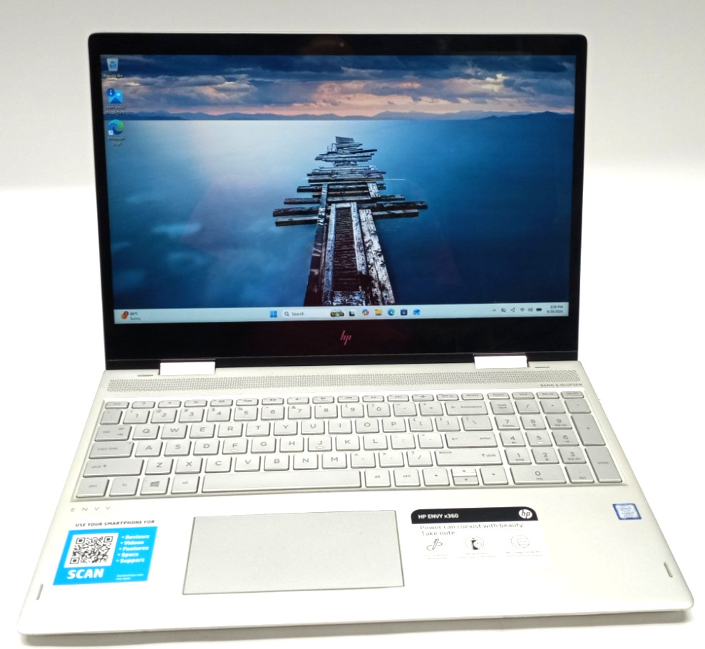 HP Envy x360 15m TOUCH i7-8550U@1.80GHz 16GB RAM 256GB NVMe Win 11 Pro SD043*