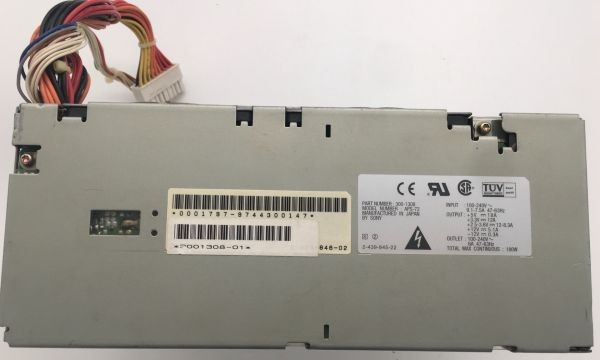 Sun 180w pwr supply p/n 300-1308-01, aps-72. 3001308-01 manufactured in japan b