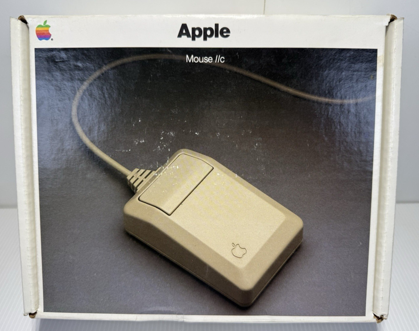 Genuine Apple c Mouse BOX ONLY w/Instructions & Foam #657-4002 RARE Vintage