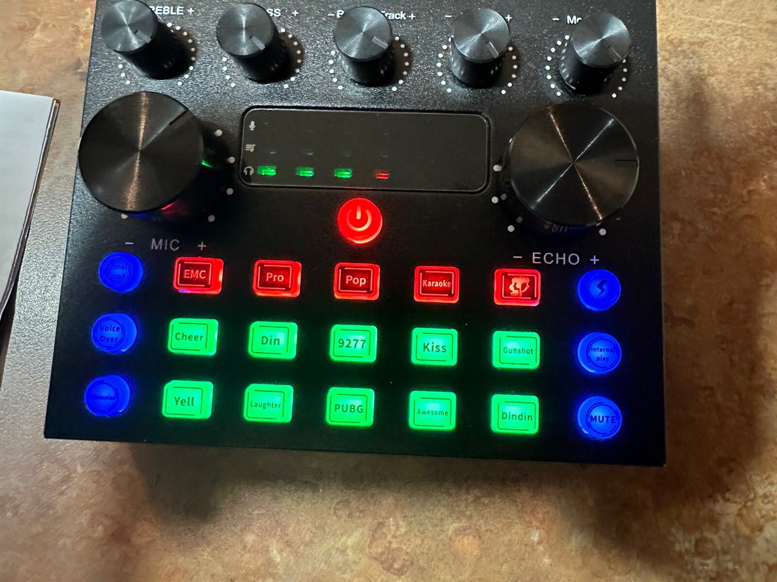 REMALL V8 -Live the sound Card- USB V8 Live External Sound Mixer Board