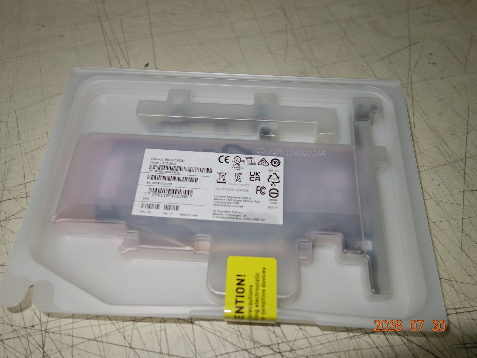Mellanox MCX621202AC-ADAT NVIDIA ConnectX-6Dx AC Dual Port 25GbE * NEW SEALED