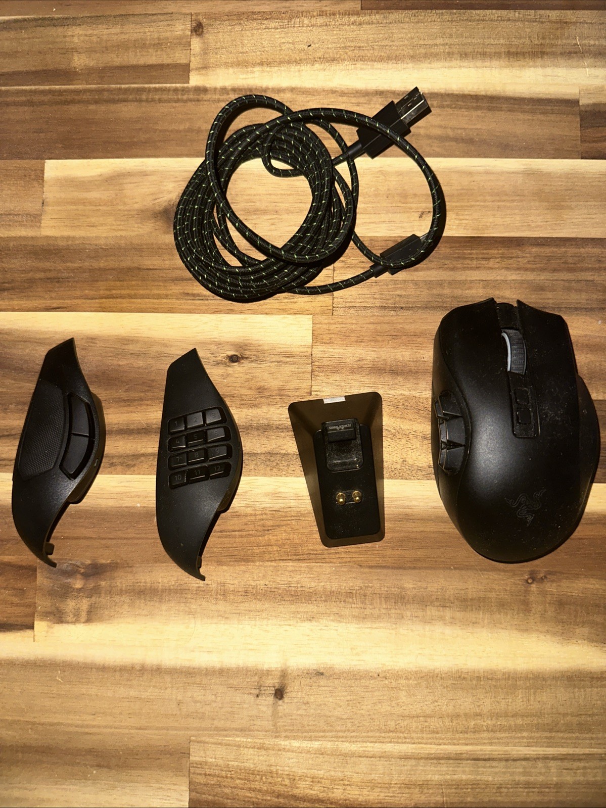 Razer Naga Pro RZ01-0342 Modular Wireless Gaming Mouse Black