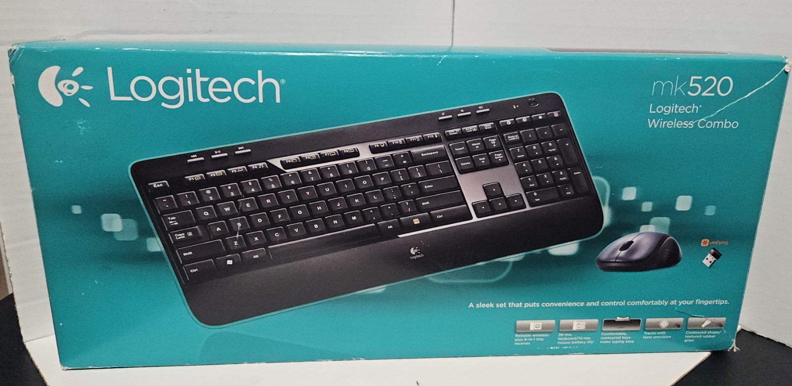 Logitech Advanced MK520 Complete Wireless Keyboard (K520) & Mouse (M310) Combo