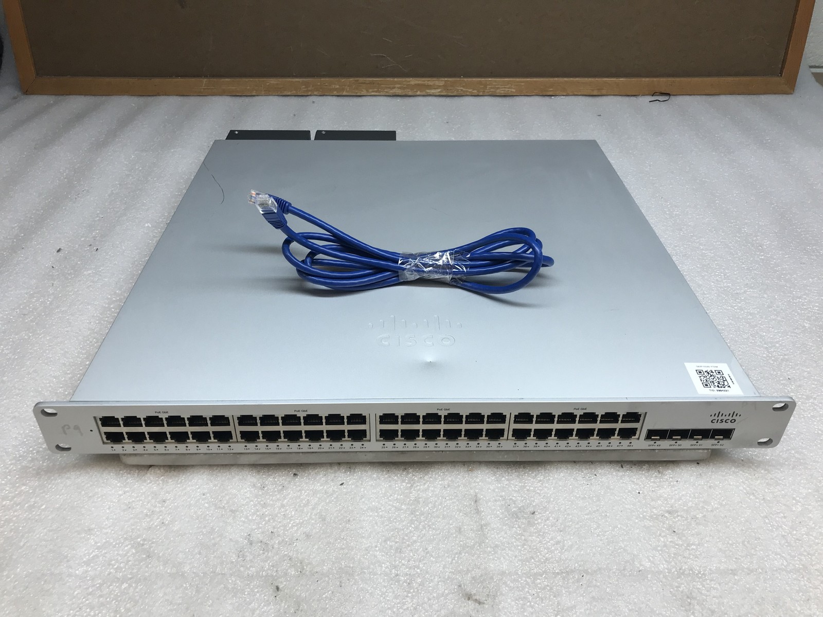 Cisco Meraki MS350-48FP 48-Port Gigabit Ethernet Switch PoE Dual PSU Unclaimed