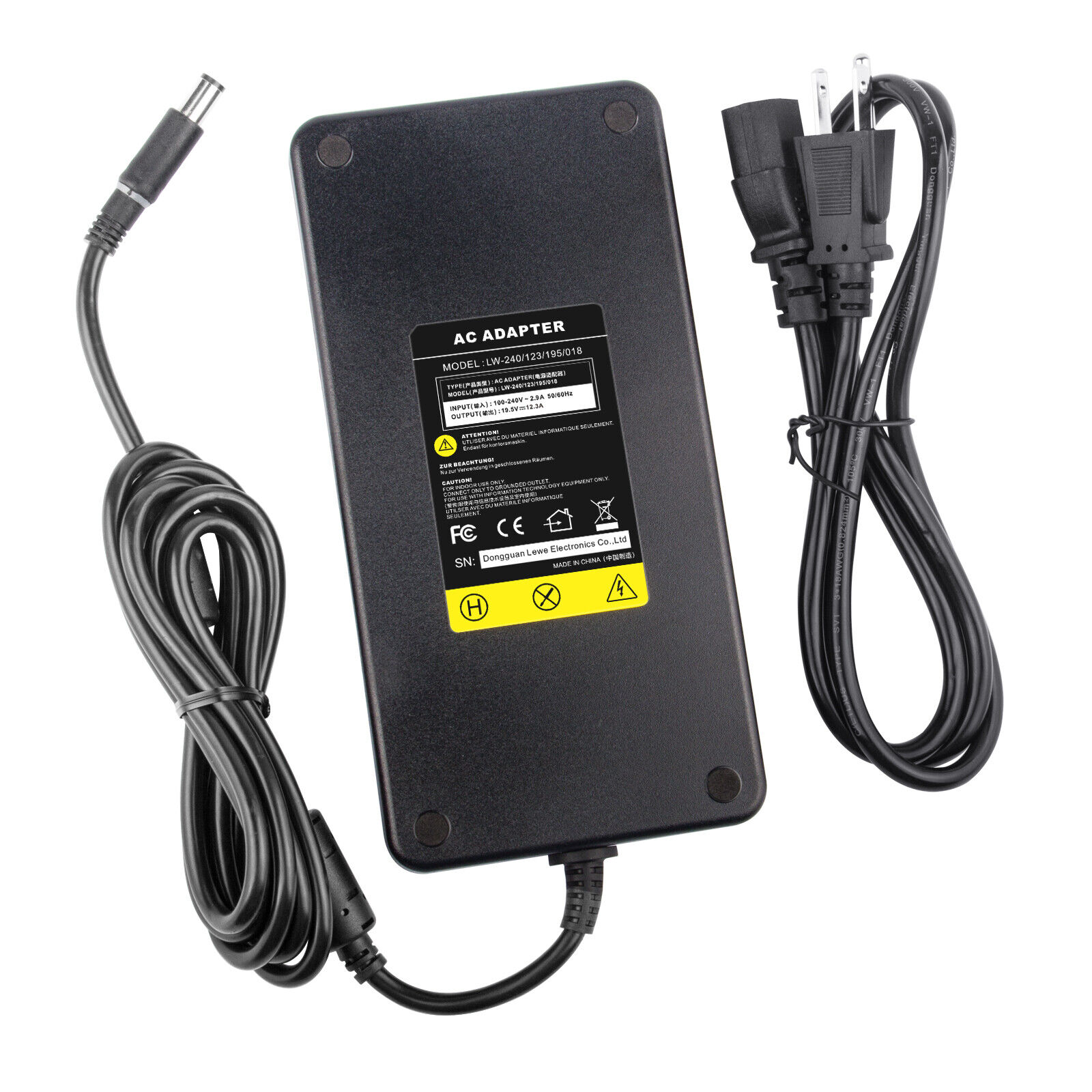 230W Ac Adapter Charger Power Cord for Dell Precision M4600 M4700 M4800 Laptops