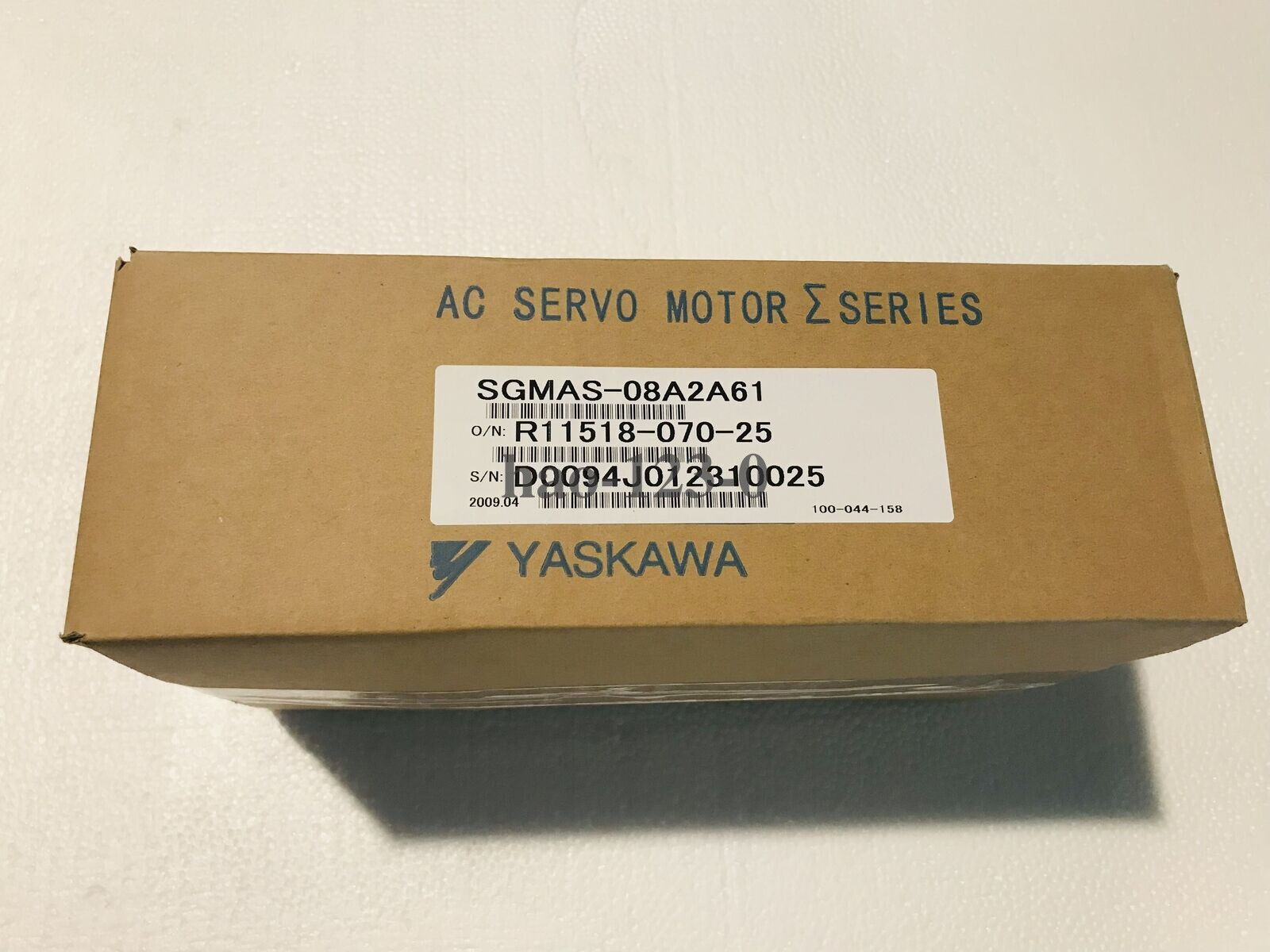 Yaskawa AC Servo Motor New SGMAS-08A2A61 in stock Fast Shipping