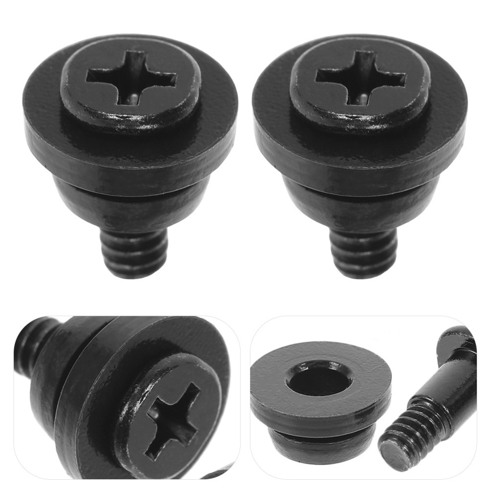 Replacement Black Iron Hard Drive Screws with Shock Absorbing Buffer for Pc