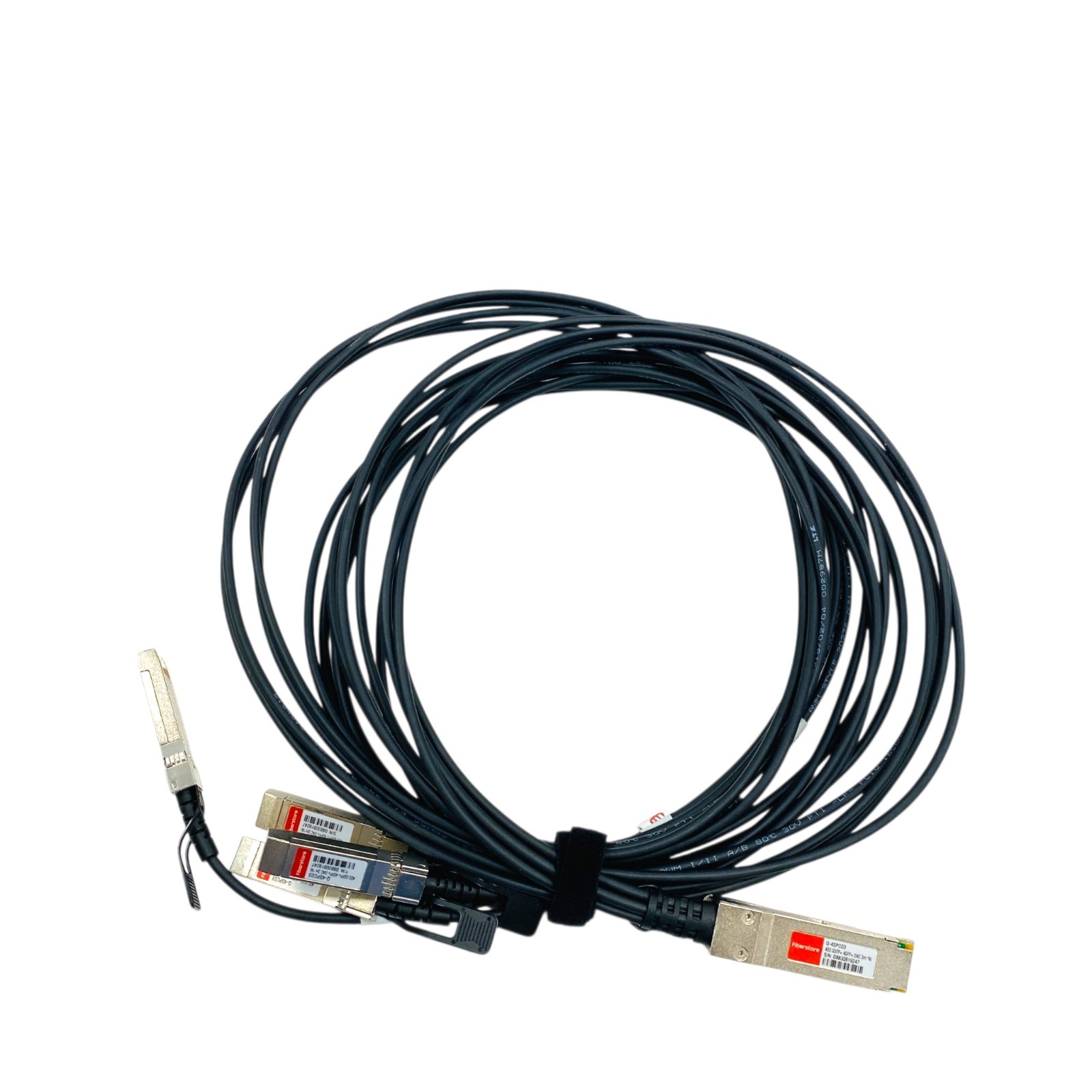 FS Fiberstore Q-4SPC03 40G QSFP+ to 4x 10G SFP+ Breakout DAC Cable 3M