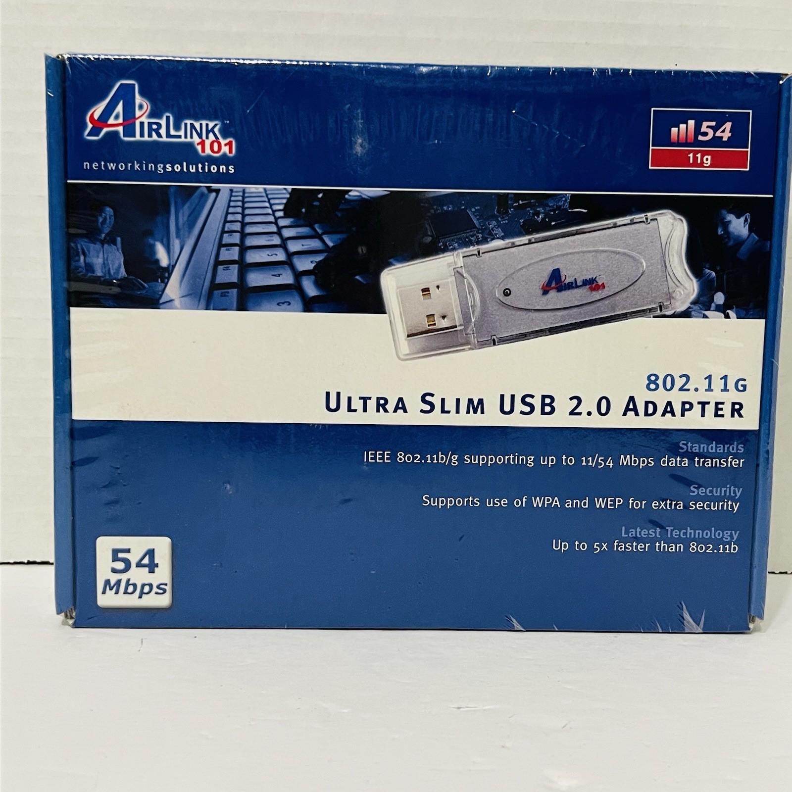 AirLink 101 AWLL3026 Ultra Slim USB 2.0 Wireless Adapter  802.11G / 54 Mbps