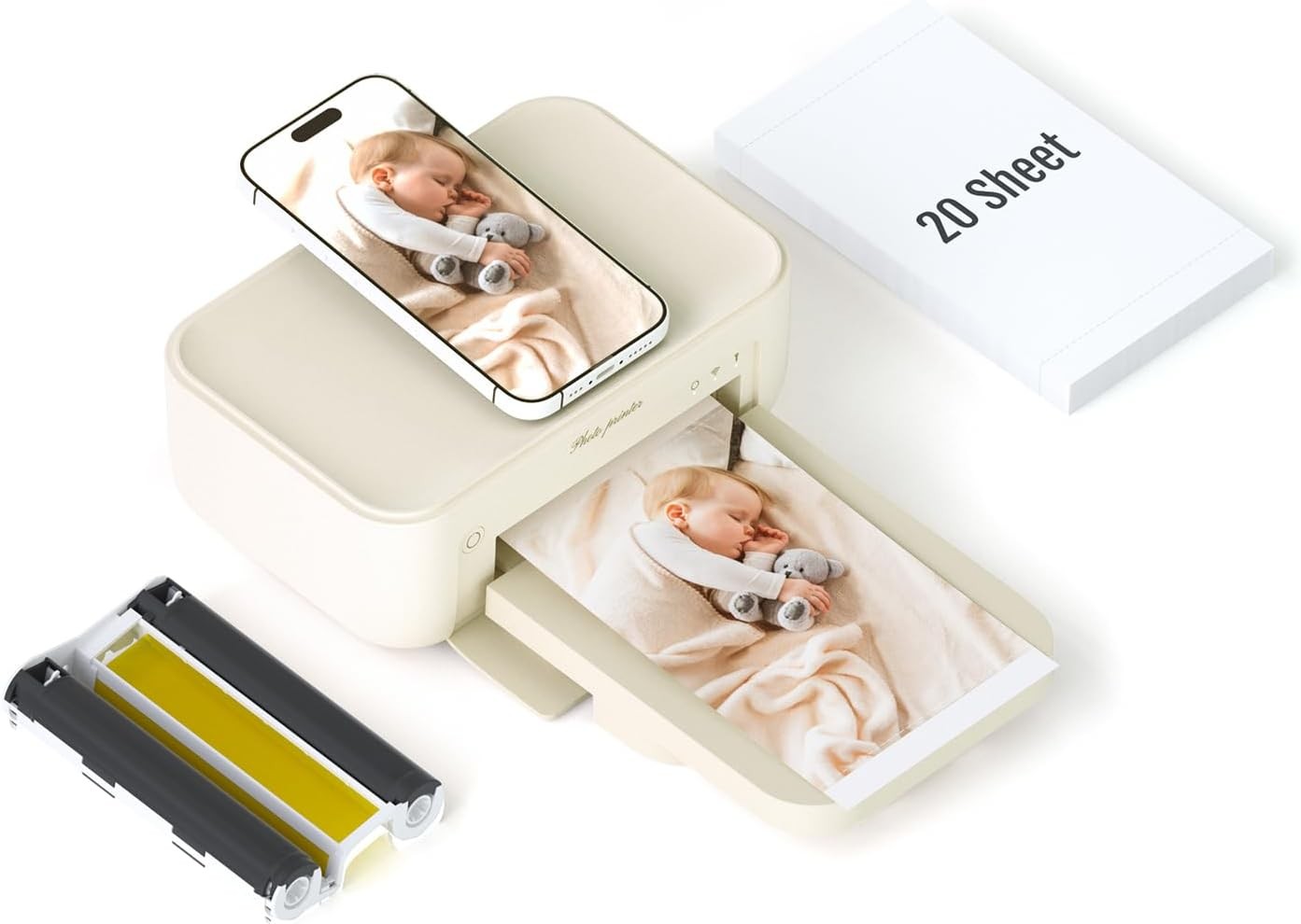 HPRT Photo Printer Portable 4x6 WiFi Wireless Instant Picture Printer for iPhone