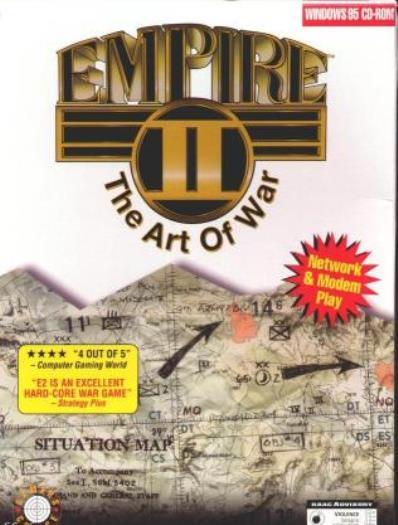 Empire II 2: The Art of War PC CD command troops military wargame strategy game