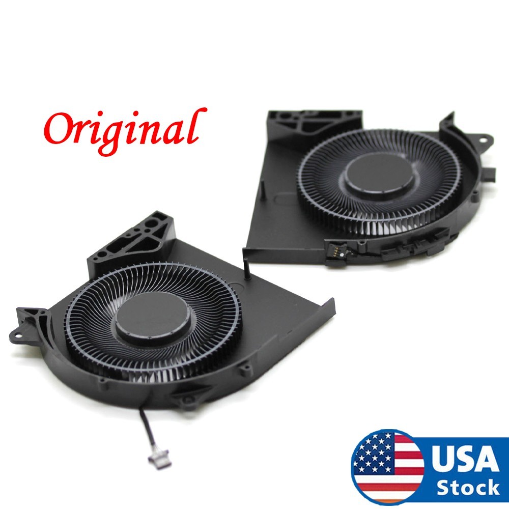 OEM CPU + GPU 12V Fan For DELL Alienware M17 R5 2022 MG75091V1-C080-S9A C090-S9A