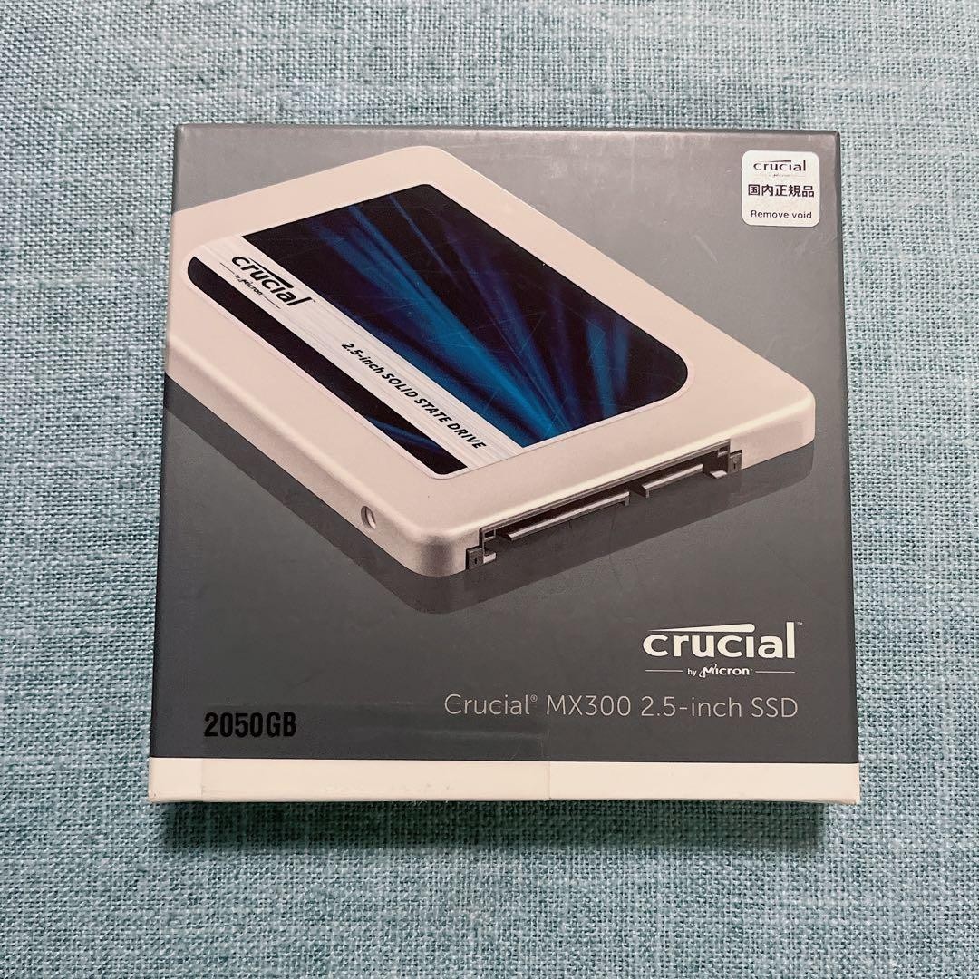 Crucial MX300 2.5-inch SATA SSD 2050GB CT2050MX300SSD1 Micron Unused