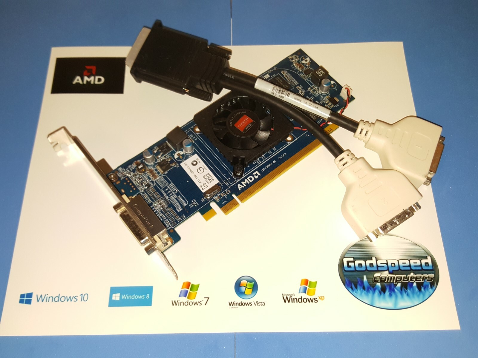 HP Pavilion a6658f a6660t a6667c a6660z  AMD Radeon Dual DVI Monitor Video Card 
