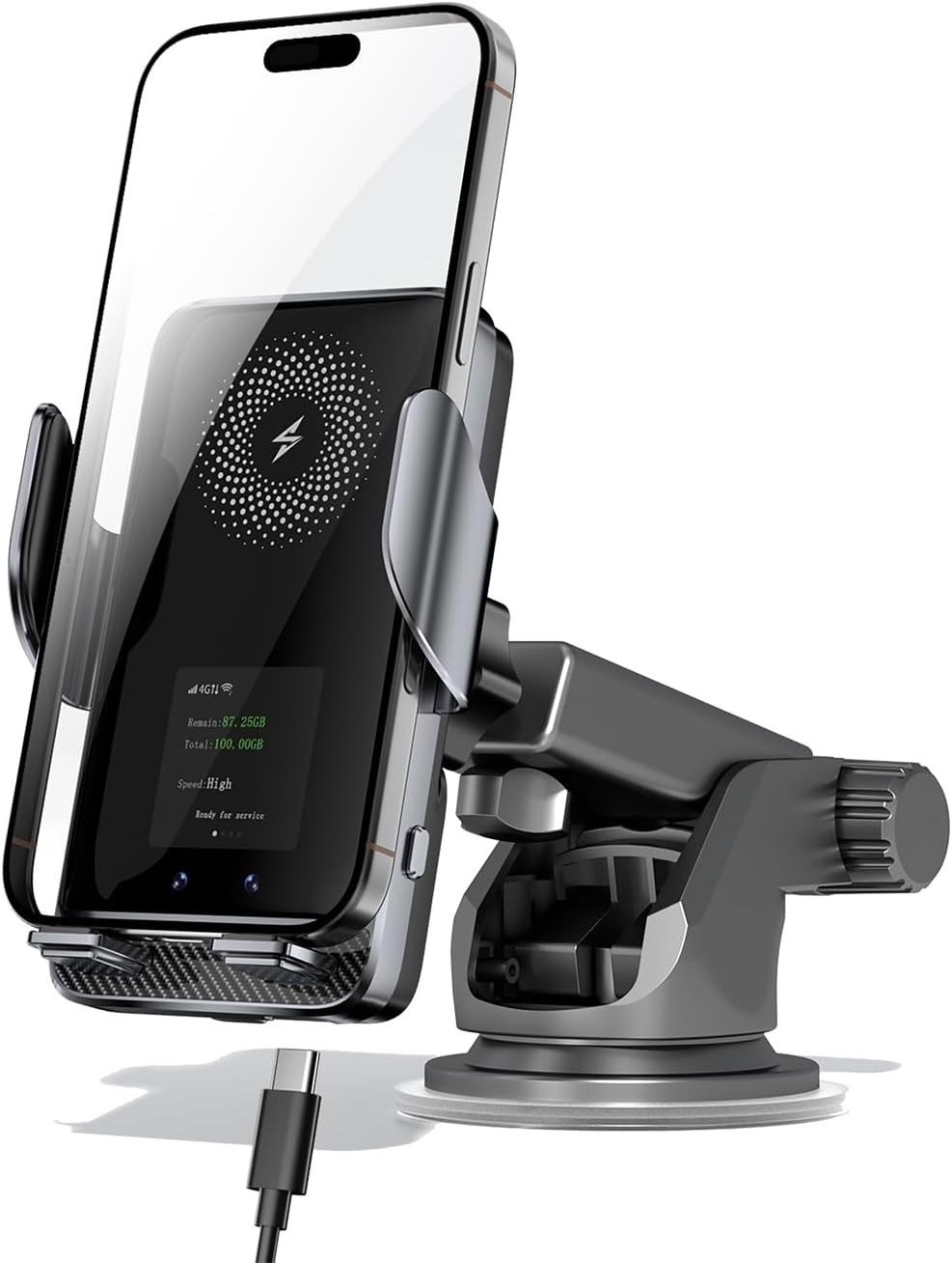 Mobile Car WiFi Hotspot with Wireless Charging